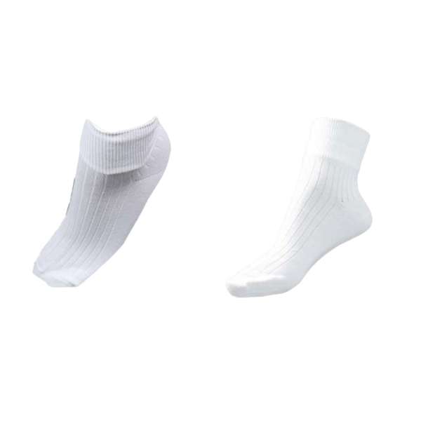 White Anklet Socks 2